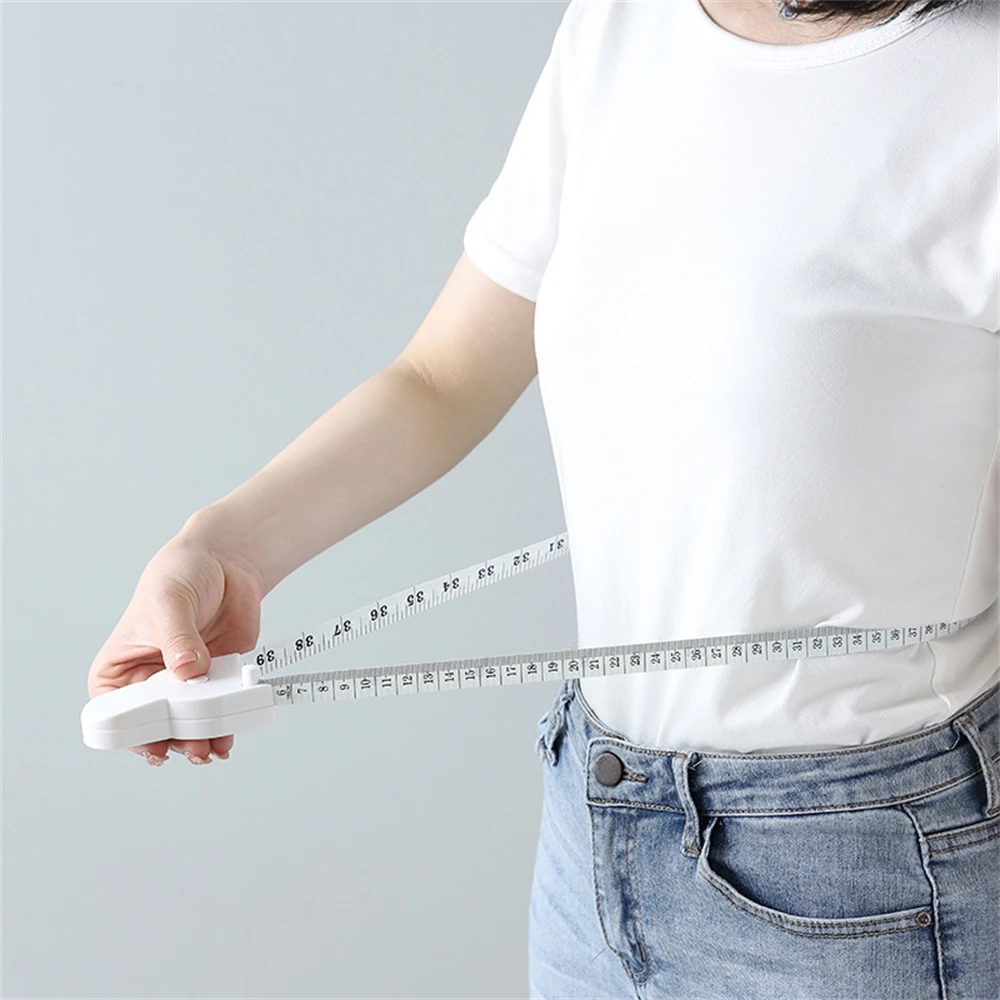 Fitness Ruler Three Circumference Tape Measure Professional Automatic Circumference Tape Measure for with Handle Flexible Tape