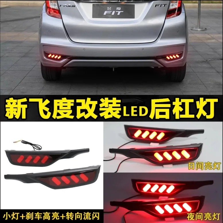 

car accessories bumper tail light for Honda Fit Jazz rear light taillight LED Reflector 2018~2020y fog lamp