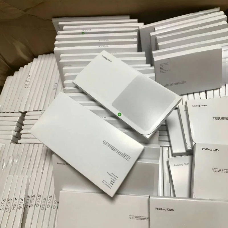 

Boxed double-layer suede polishing cloth for Apple phones, tablets, screens, cleaning cloth, lenses suitable for iPad