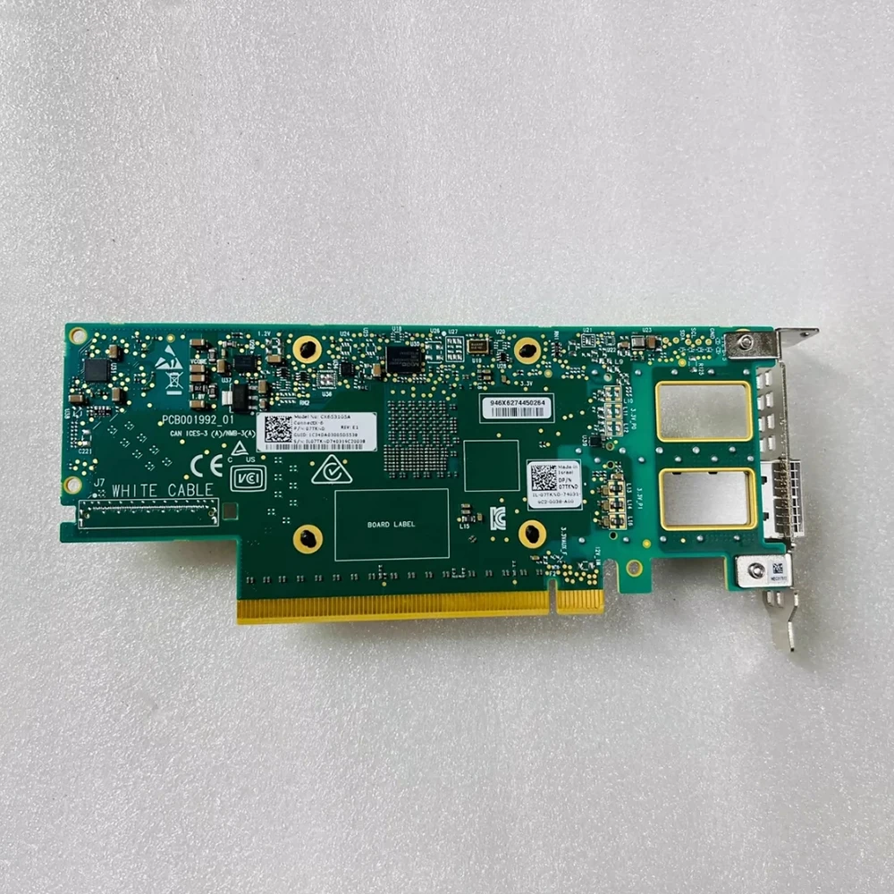 MCX653105A 07TKND 100G Card ConnectX-6 100Gb
