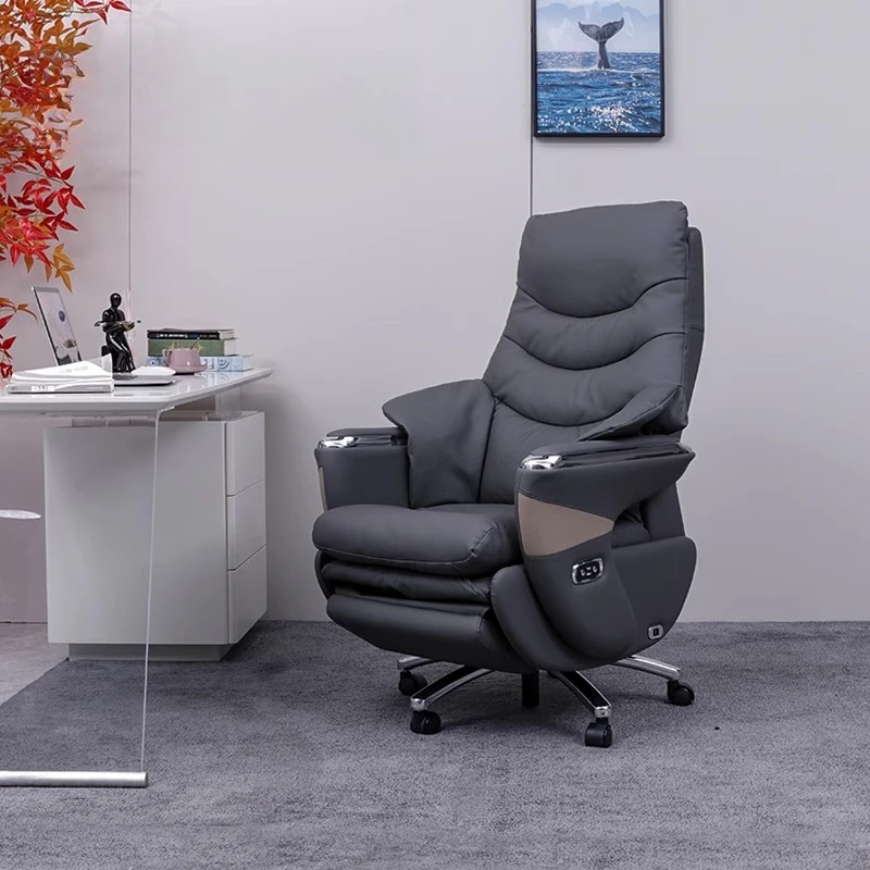 

Ergonomic Modern Chair Footrest Swivel Wheels Luxury Lounge Designer Chair Backrest Comfortable Silla Oficina Furniture