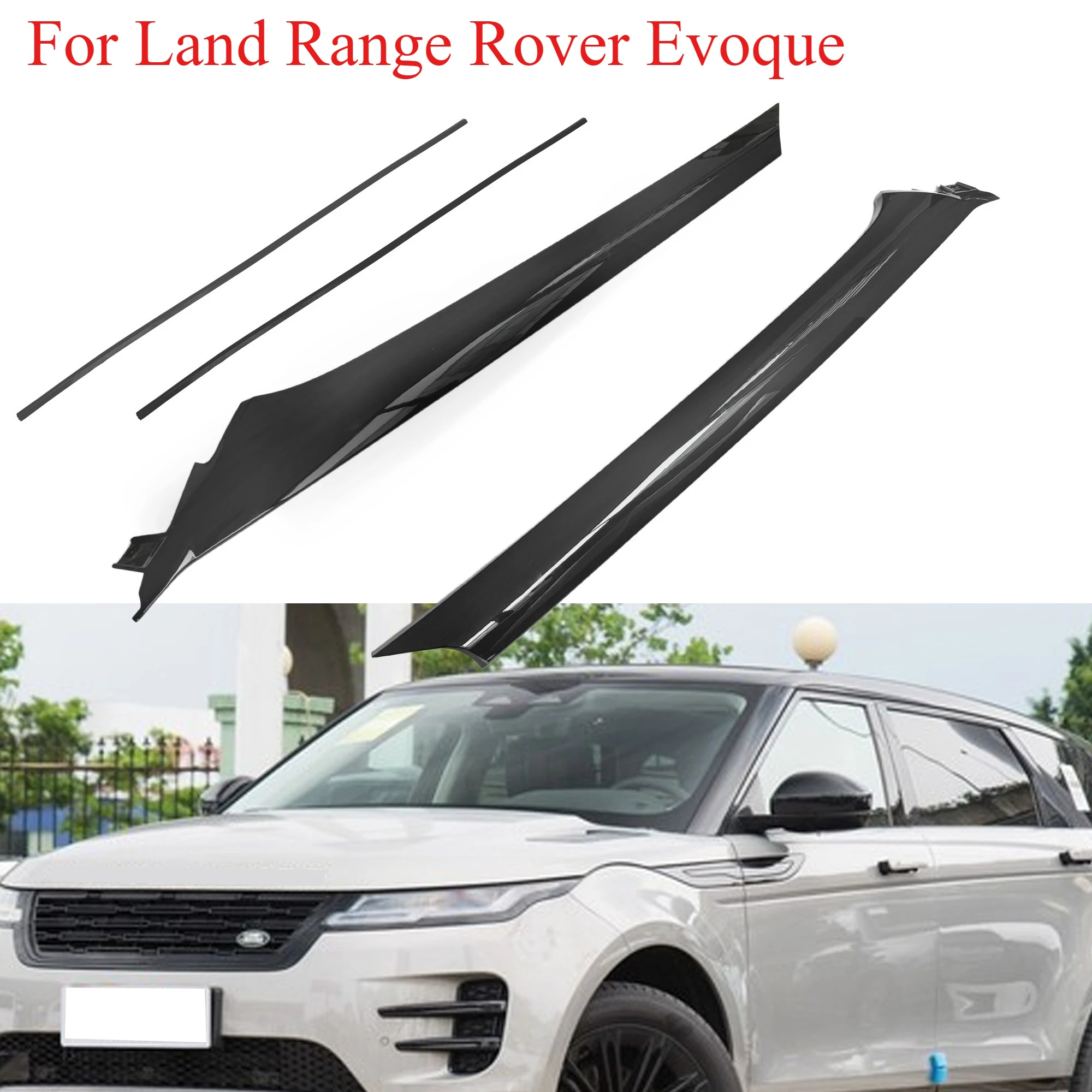 Front Windshield A Pillar Trim Cover For Land Rover Range Evoque L538 2012 2013 2014 2015 2016 2017 2018 2019 LR077217 LR077218