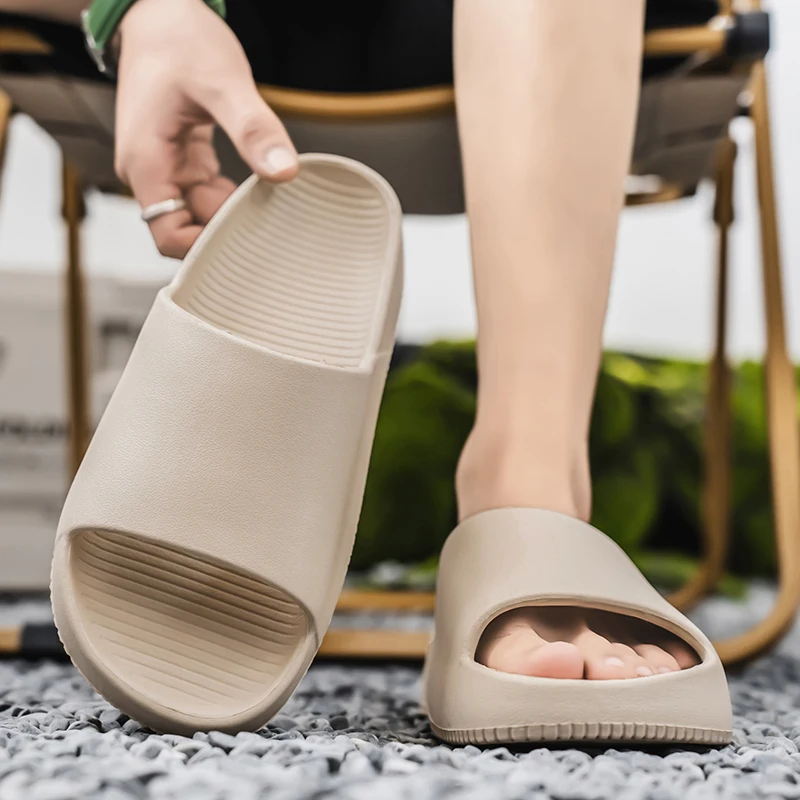 صنادل شاطئ على شاطئ البحر غير قابلة للانزلاق للرجال والنساء على طراز الزوجين #4