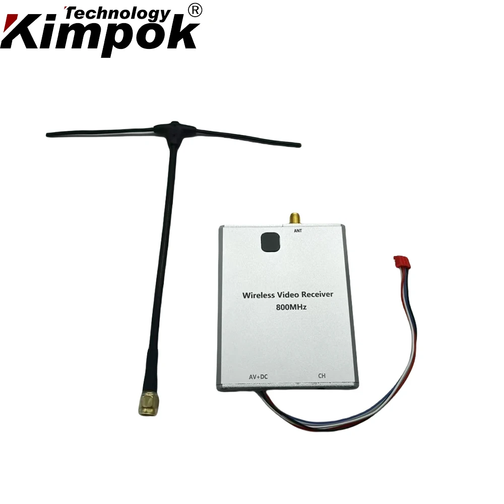 Transmisor y receptor de vídeo inalámbrico 800Mhz 8W Fpv Vtx Los para transmisión de imágenes