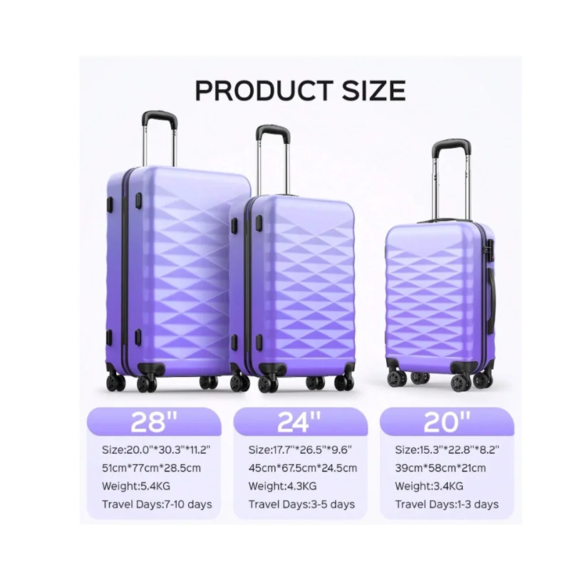 2024 luxury Suitcase women fashion style