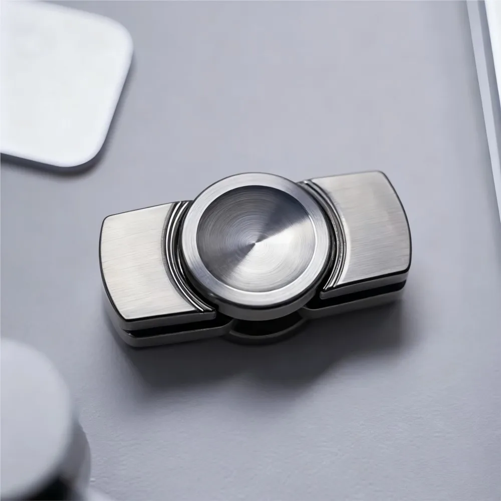High Light EDC Moon-M2 Fidget Spinner Wolfraam Angst Relief Gadgets Fidget Speelgoed voor volwassenen Behandeling Voel tweebladige Spinner