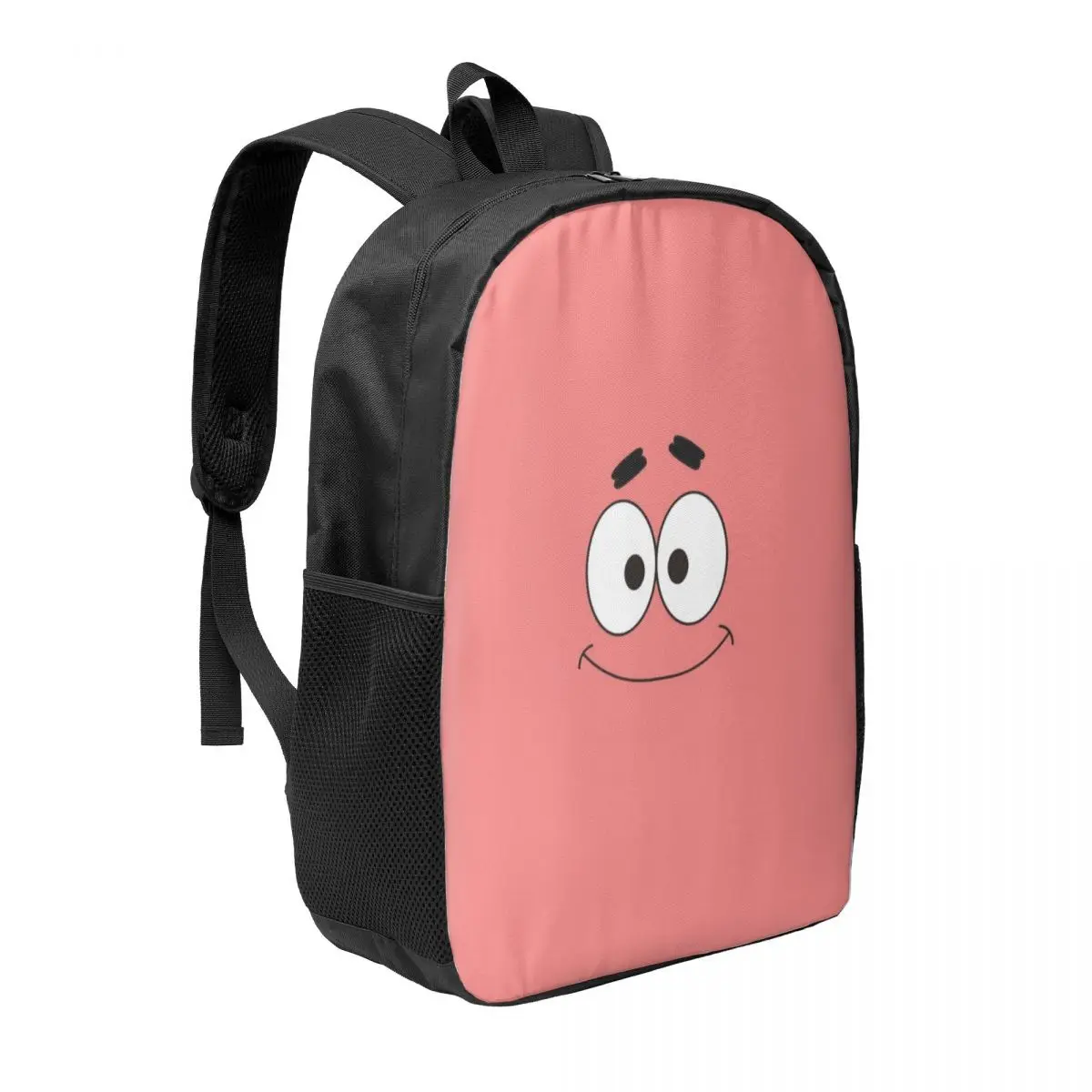 Spongebob 17-Inch Simple Student Backpack - Lightweight and Spacious School Bag for Boys and Girls