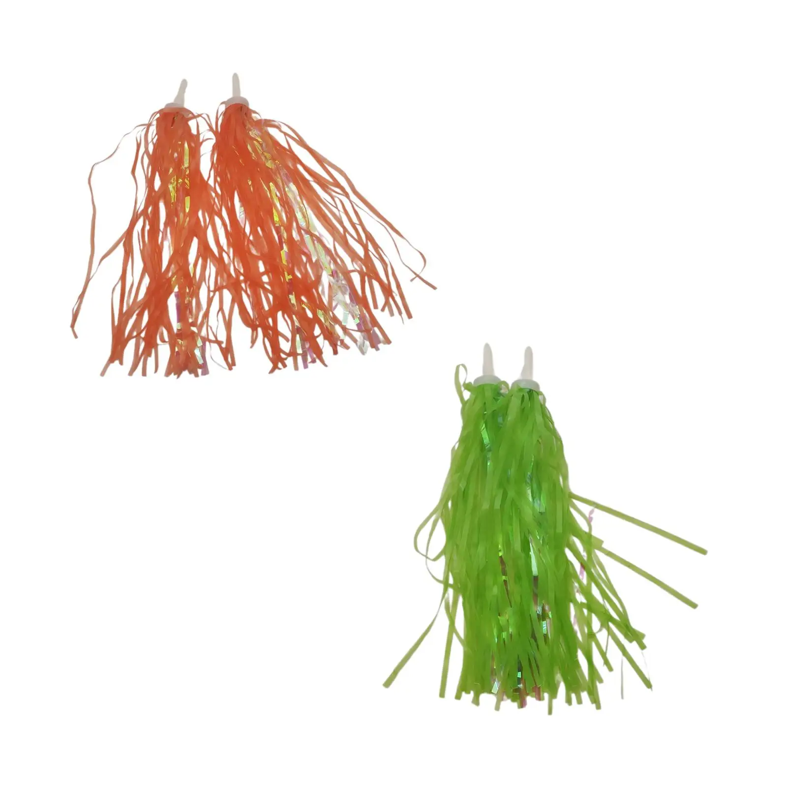 Bright Color Kids Bike Handlebar Streamers PE Tassel Ribbons Decorative Grips for Cycling Activities