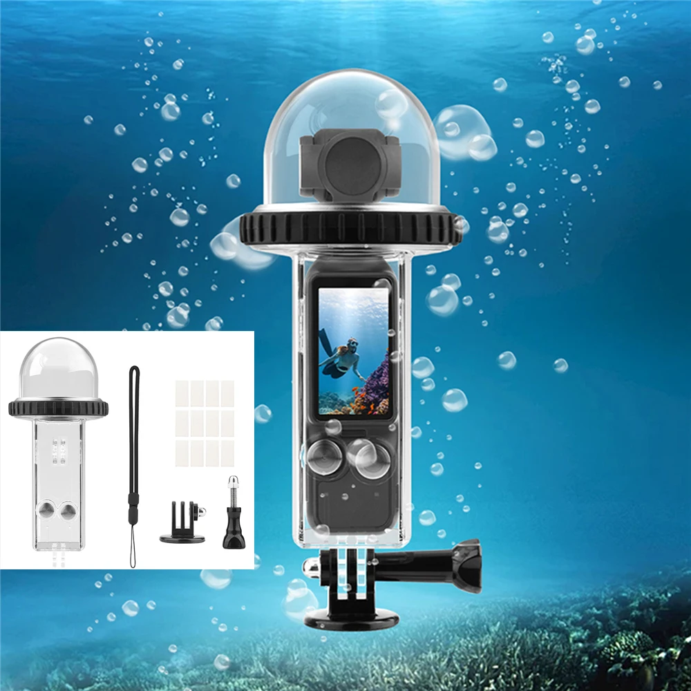40M Waterproof Case Underwater Diving Shell Snorkel Cover Swimming Diving Full Cover Protective Case for DJI OSMO POCKET 3