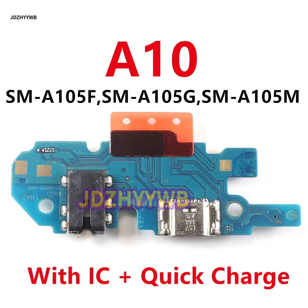 

USB Charging Port Charger Dock Connector Board For Samsung Galaxy A10 A105F A105G A105M Microphone Module Flex Cable