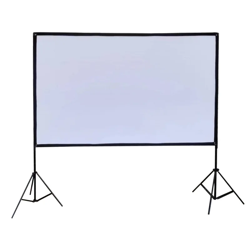 Projection screen Vintage movie cloth Portable foldable projector screen Camping home