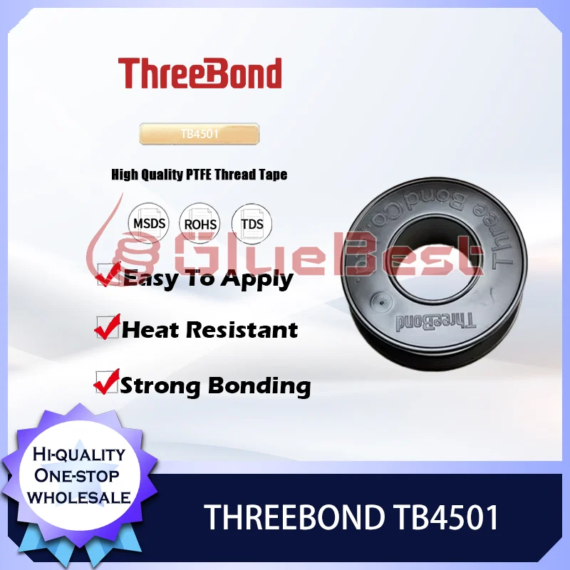 

THREEBOND TB4501 Лента для герметика резьбы из ПТФЭ для уплотнения труб и промышленного применения. Оригинальный продукт.
