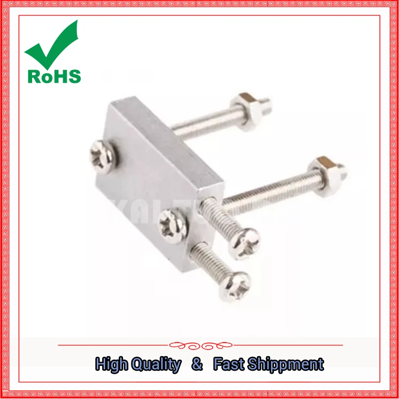 TT Motor Bracket Motor Rack Aluminum Alloy Intelligent Car Chassis Wheel Screw Fasteners