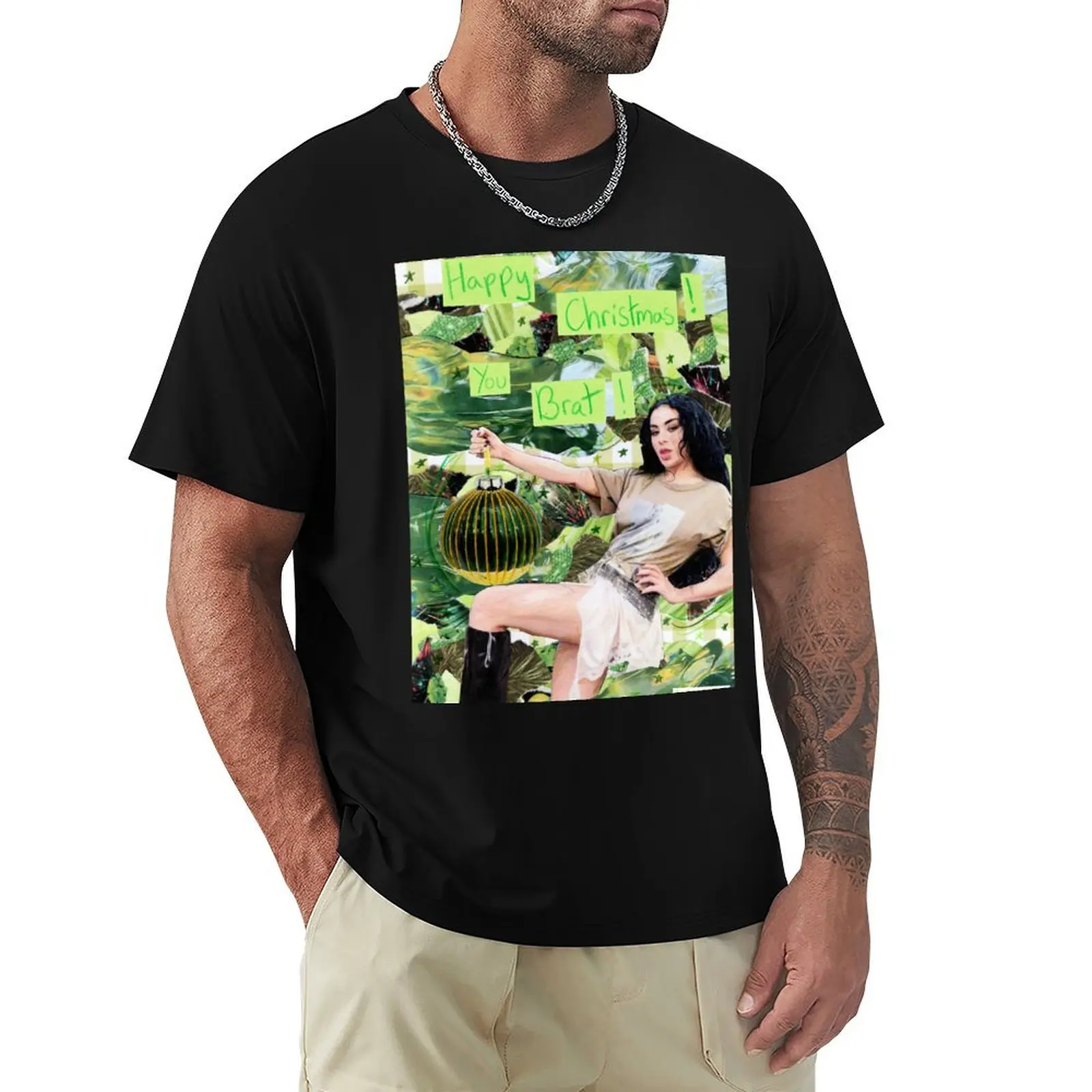 Brat Christmas 2 T-Shirt Standard Fit Solid Tee Shirt