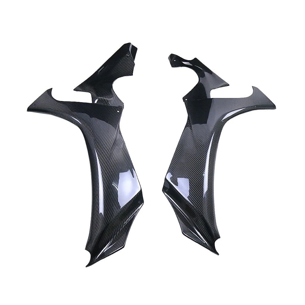 For Yamaha YZF-R1 R1M 2020 2021 2022 2023 Motorcycle Front Accessories 100% Carbon Fiber Frame Cover Side Panels Guard Protector