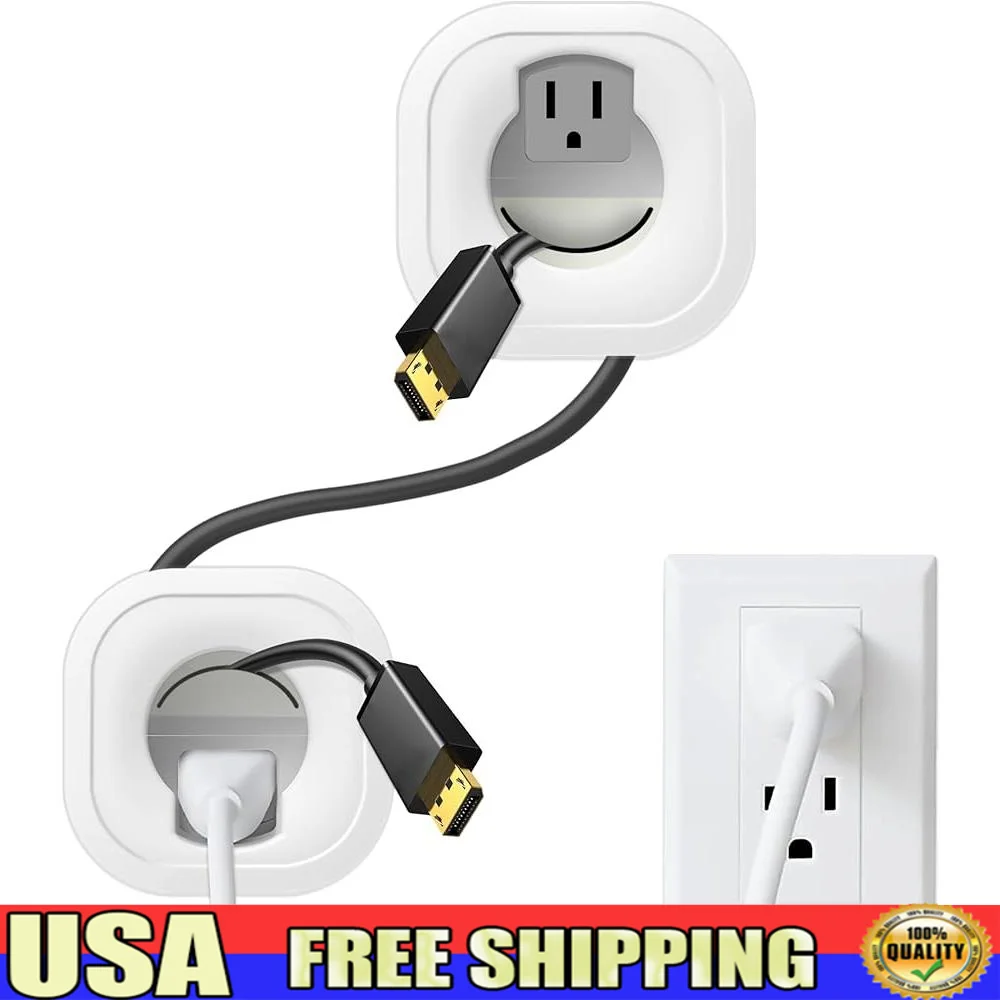 

In-Wall Cable Management Kit DIY Cord Hiding TV Wires Includes Power Low Voltage HDMI Ethernet Audio Cables Easy Installation