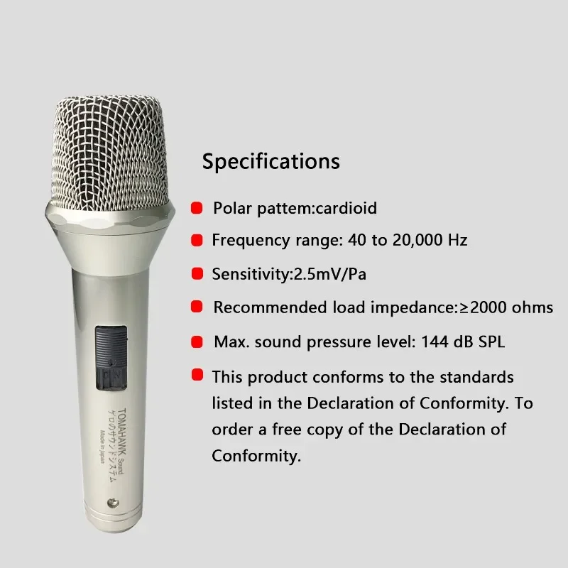 2024 New Professional Wired Moving Coil Microphone GAM-SC15 Karaoke Stage Outdoor Performance Metal Handheld Microphone