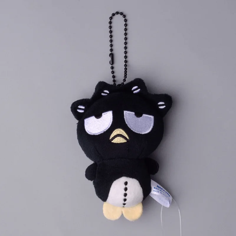 Sanrio Hello Kitty Bad Badtz Maru Cinnamoroll My Melody Pom Purin Cute Plush Doll Keychain Kawaii Stitch Monster Toy Kid Pendant