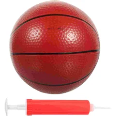 1 Set of Mini Basketball Pool Basketball Toys with Inflation Pump Beach Pool Game Party Supplies