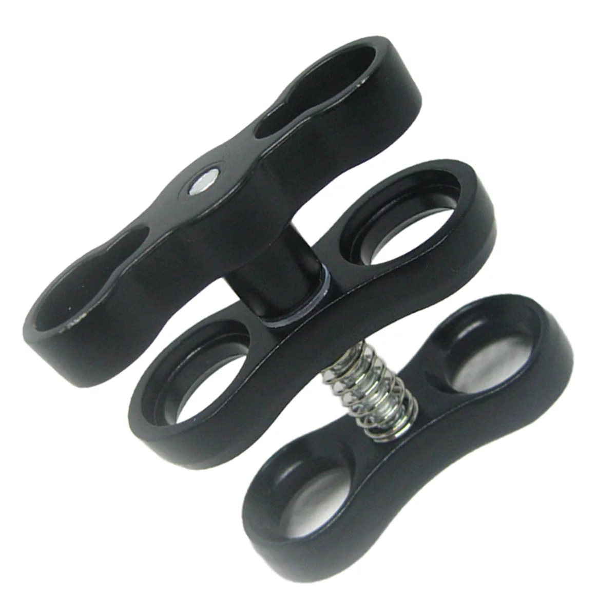 BAAQ 1 Inch Ball Head Butterfly Clip Diving Light Arm Clip Adapter Bracket Holder for Action SLR Camera Underwater