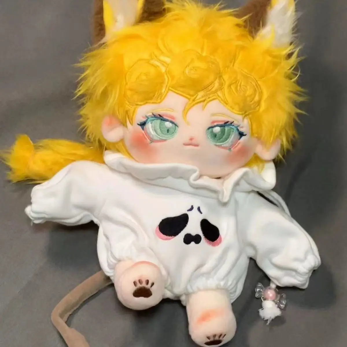 

Anime Role Giorno Giovanna Handsome Boy Plush Doll Dress Up Clothes Cotton Stuffed Body Plushies Figures Xmas Gift 20cm