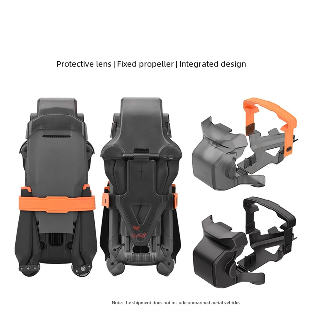 New Lens Protective Cover Silicone Gimbal Protective Case Propeller Chassis Protective Cover for 3 Pro Grey