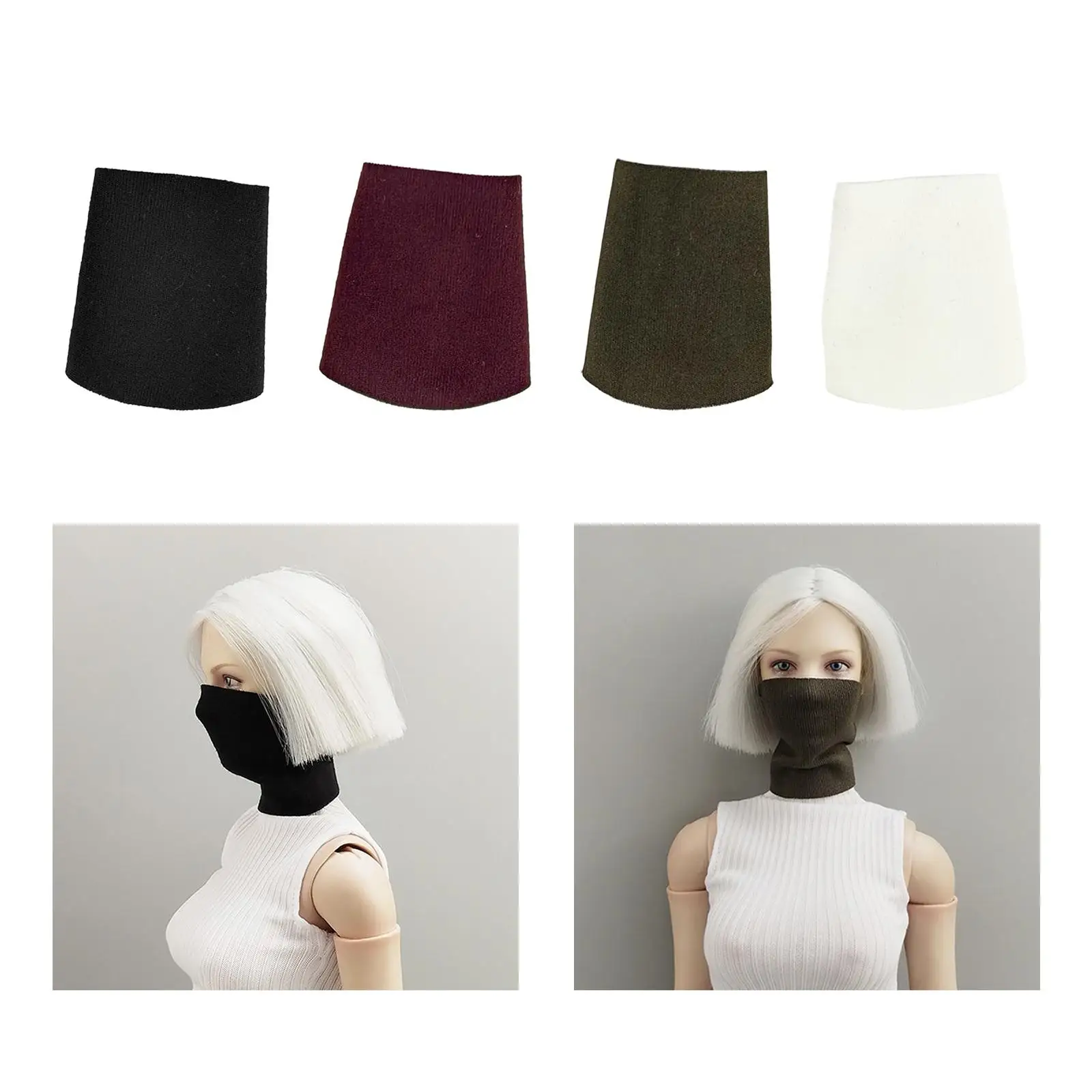1:6 figura de ação acessórios traje boneca traje rosto moda feminina modelo em miniatura vestir-se para 12 "corpo de bonecas femininas