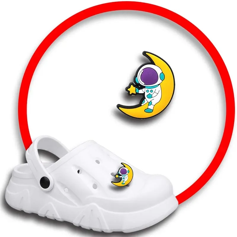 Space Aliens Shoe Charms for Crocs Sandals Women Clogs Pins Shoe Decorations Accessory Men Badges Girls Kids Shoes Accessories