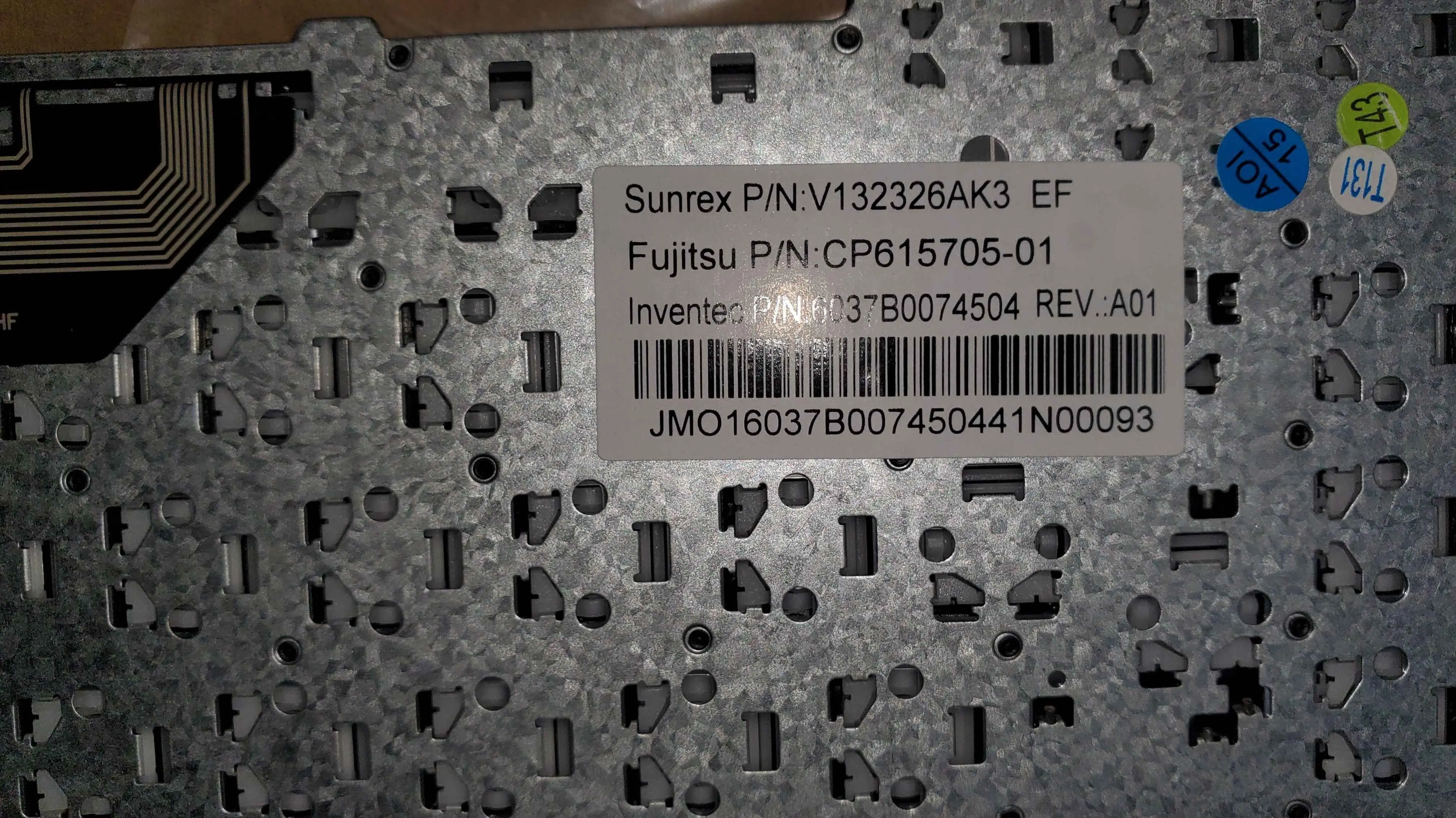 Imagem -05 - Siakoocty Novo para Fujitsu Lifebook Uh572 Uh55 Uh574 Uh554 cf Teclado p n 57949601 Ref Bcc1 V132326ak3 Cp615705-01 6037b0074504