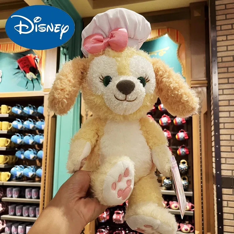 Original Disney Cookieann Plush Doll Kawaii Duffy And Friends Cook Dog Stuffed Plushine Toy Anime Refrigerator Sticker Toys Gift