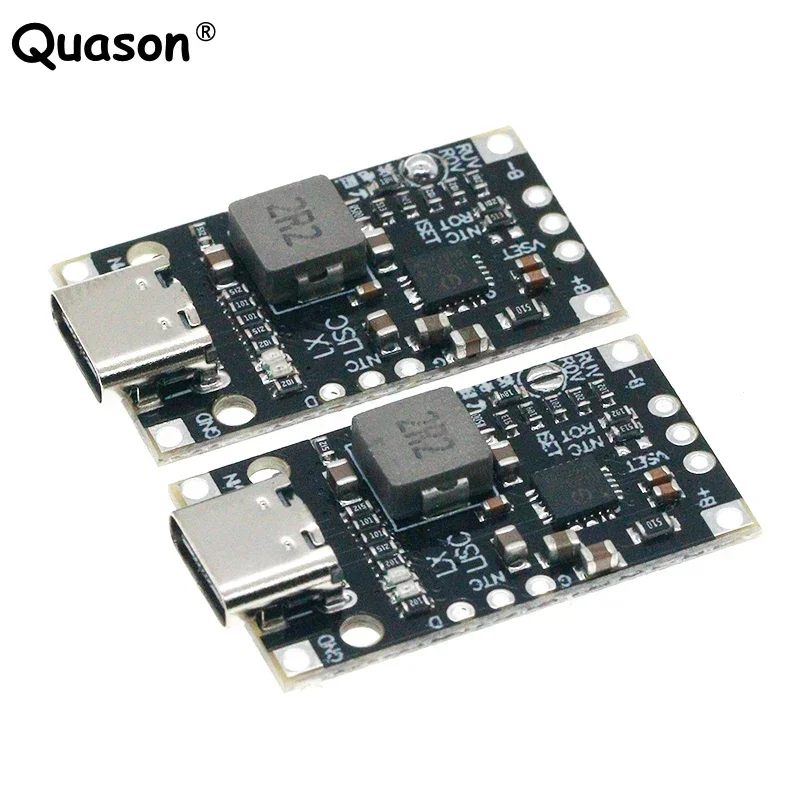 Type-C USB 2/3S BMS 15W 8.4V 12.6V 1.5A Lithium Battery Charging Boost Module With Balanced Support Fast Charge With Indicator