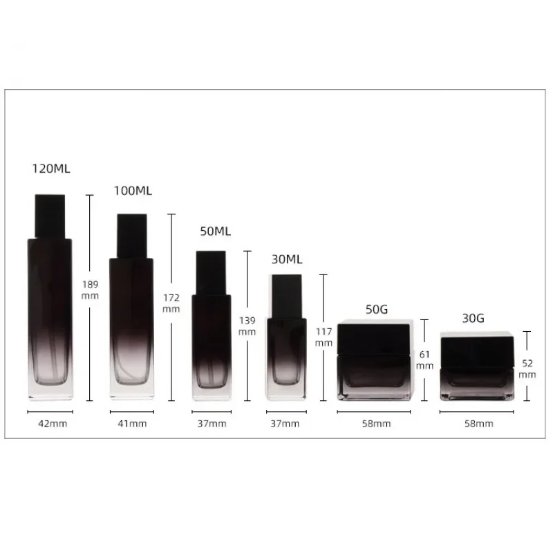 Refillable Pump Bottle for Lotion 20ml-120ml DIY Essential Oil Mist Sprayer Container Cream Lotion Jar Travel Spray Bottle Glass