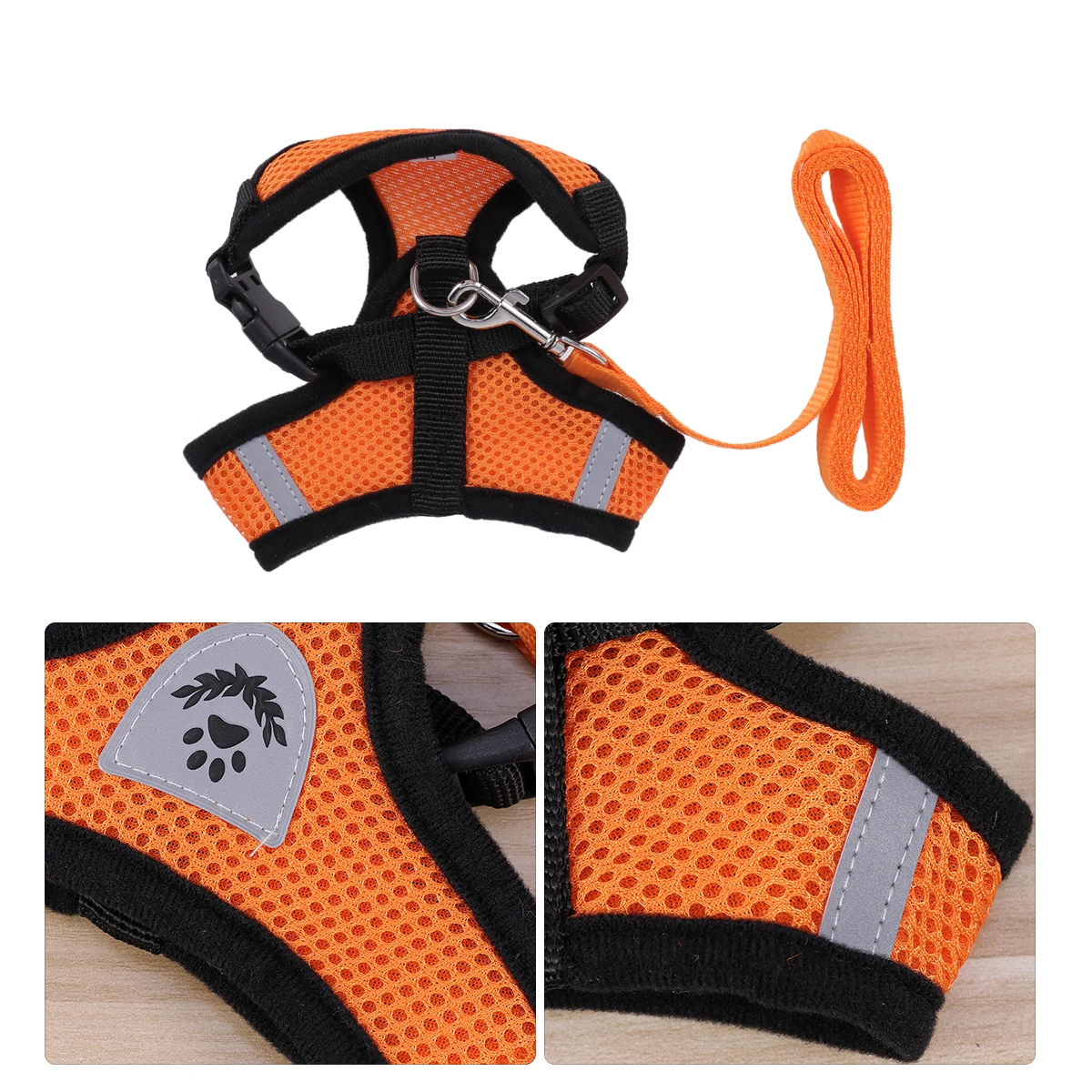 

Harness Leash Dog Collars and Harnesses Support Vest Walk The for Puppy Animal Small Leashes Dogs