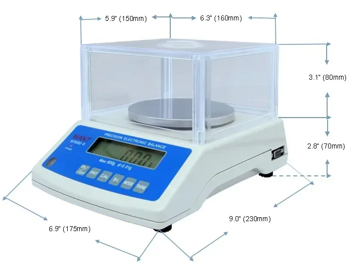 High Precision Balance double display weighing scale excel electronic balance