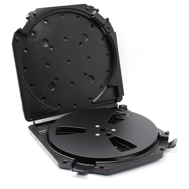 

Y45A-Empty Take Up Reels Storage Box With 7Inch Empty Takeup Reel Portable Full Protection Carrying Case For 7Inch Sound Tapes B