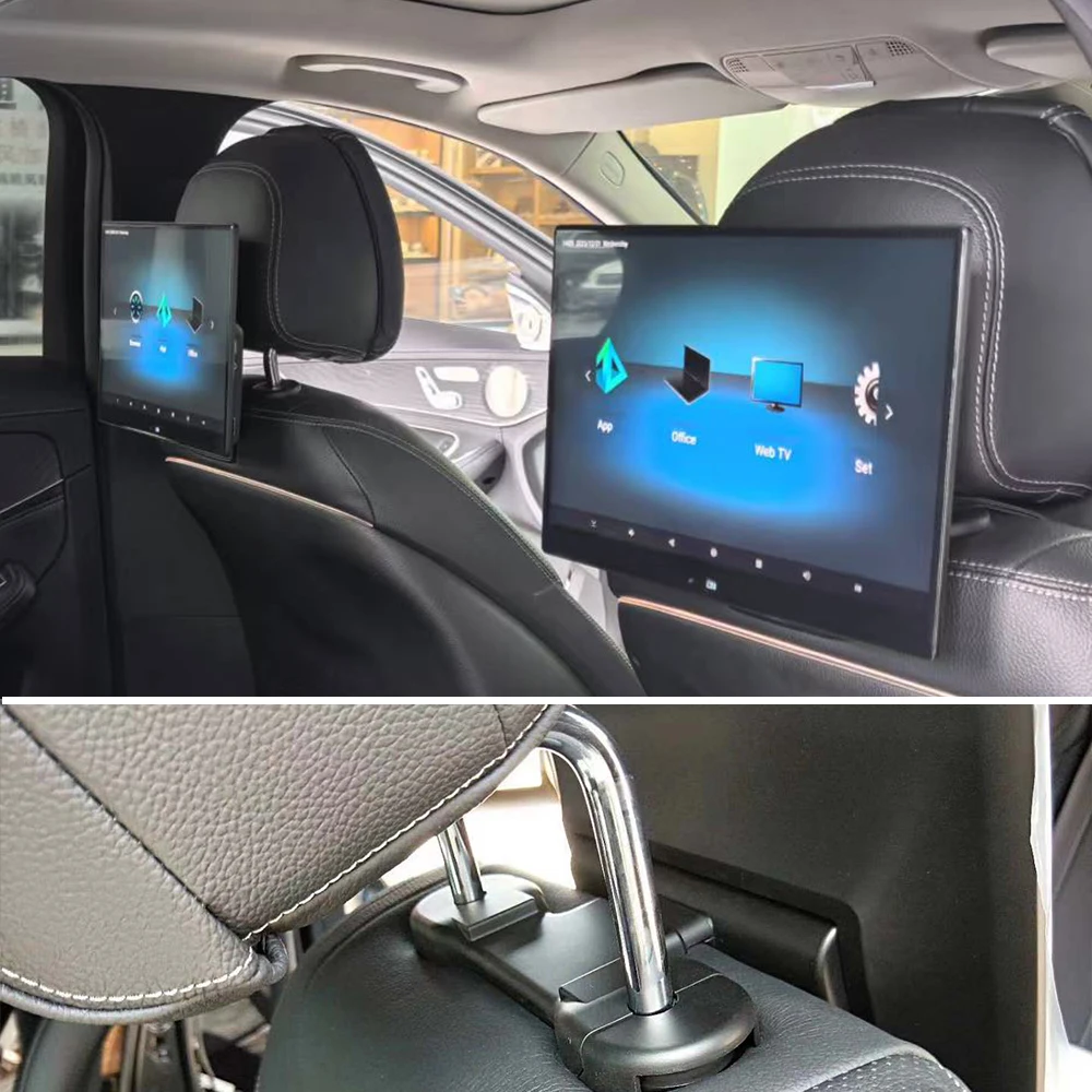 

Car TV Headrest With Monitor Android 16.0 Rear Seat Entertainment System For All Mercedes-Benz WiFi 4K Touch Screen Video Player