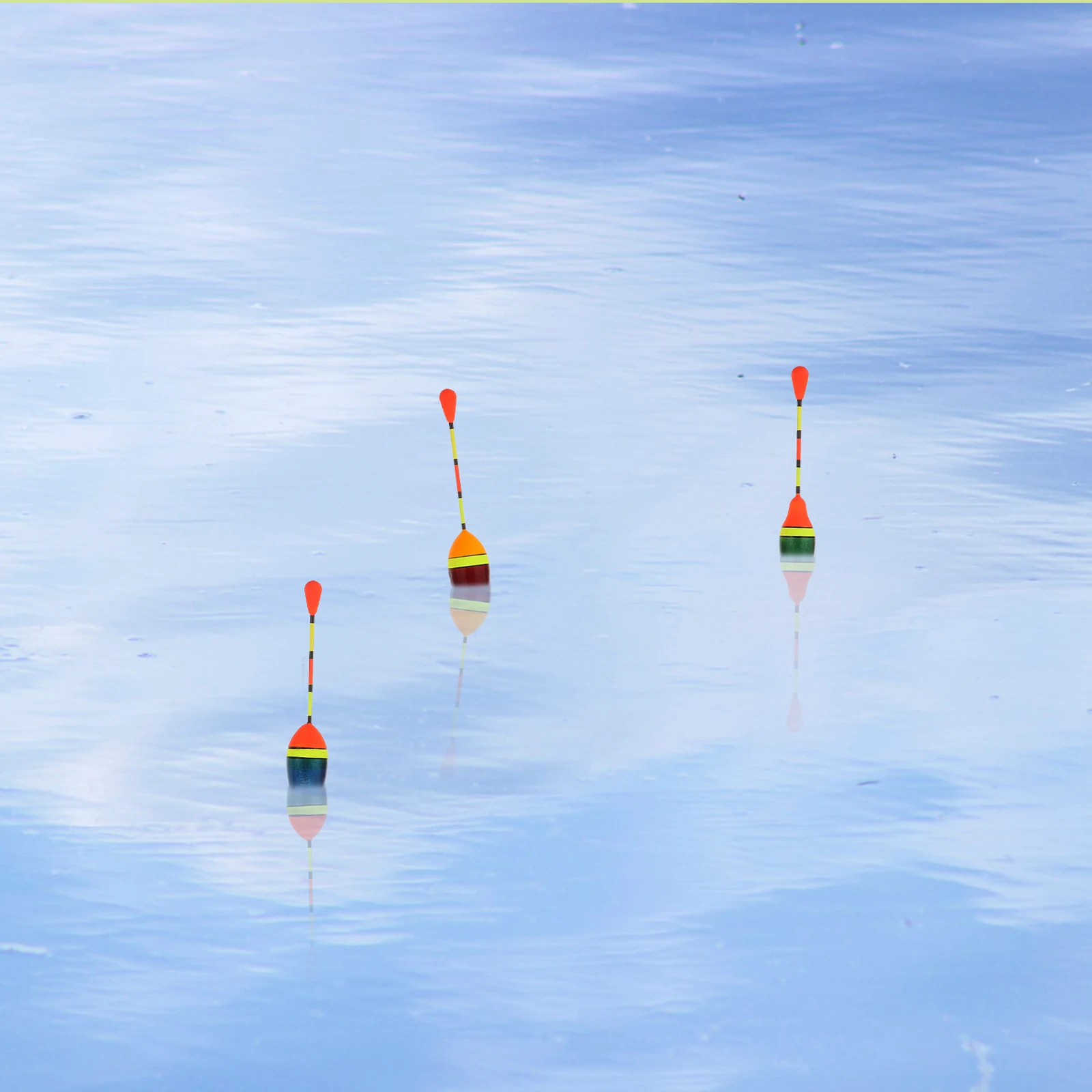 

10Pcs Fishing Floats Set High Sensitivity Buoy Bobber Durable Waterproof Wear-Resistant Accessories Fishing Floats Set