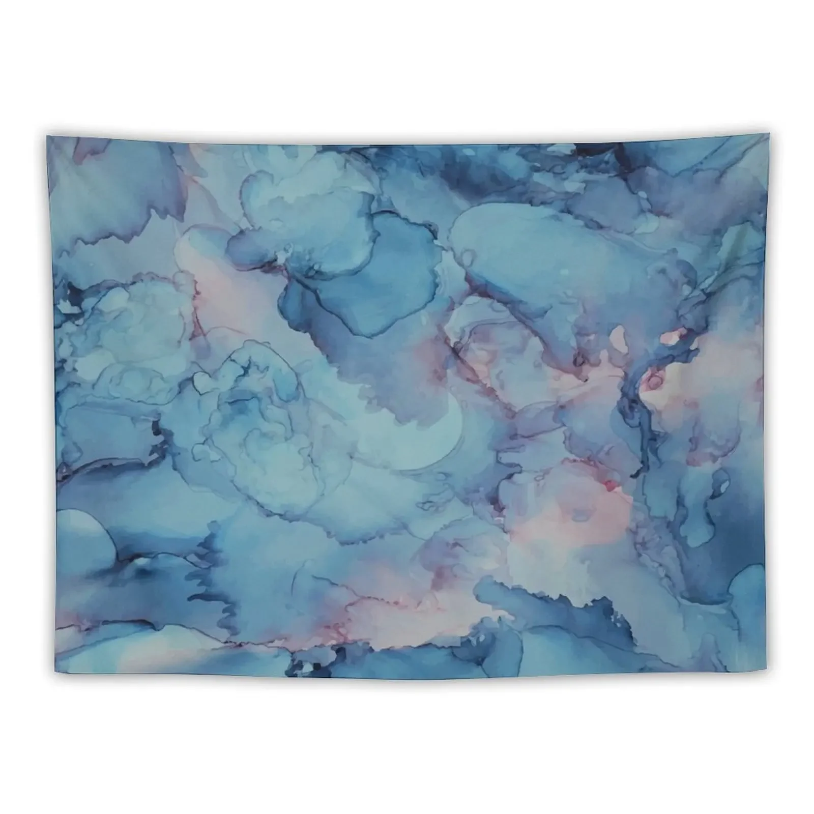 Crashing - Alcohol Ink Painting Tapestry Decoration For Bedroom Bedroom Decor Aesthetic Tapestry