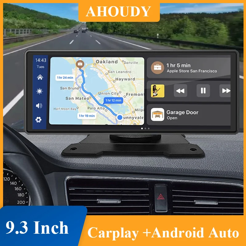 Universal 9.3 inch Car Radio Multimedia Player Touch Screen WIFI Wireless Carplay Android Auto Touch Screen Bluetooth MP5 Player