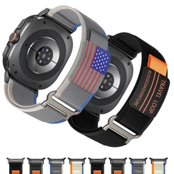 Trail Loop For Samsung Galaxy Watch 7 Ultra Strap 47mm accessories Sport Nylon bracelet Samsung Galaxy watch Ultra band 47 mm