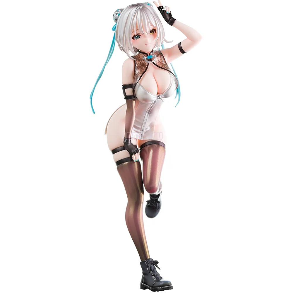 

Illustration Pretty Girl Anime Figure MeiMei Action Figure Cute Ancient style qipao girl Figure Adult Model Collectible Toy Gift