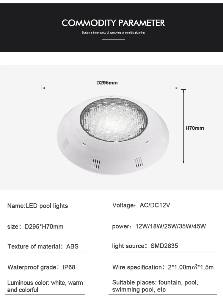 12V LED Swimming Pool Lights IP68 Waterproof Wall-Mounted Underwater Lights Color Changing RGB Lamp Piscina Lampe Remote Control