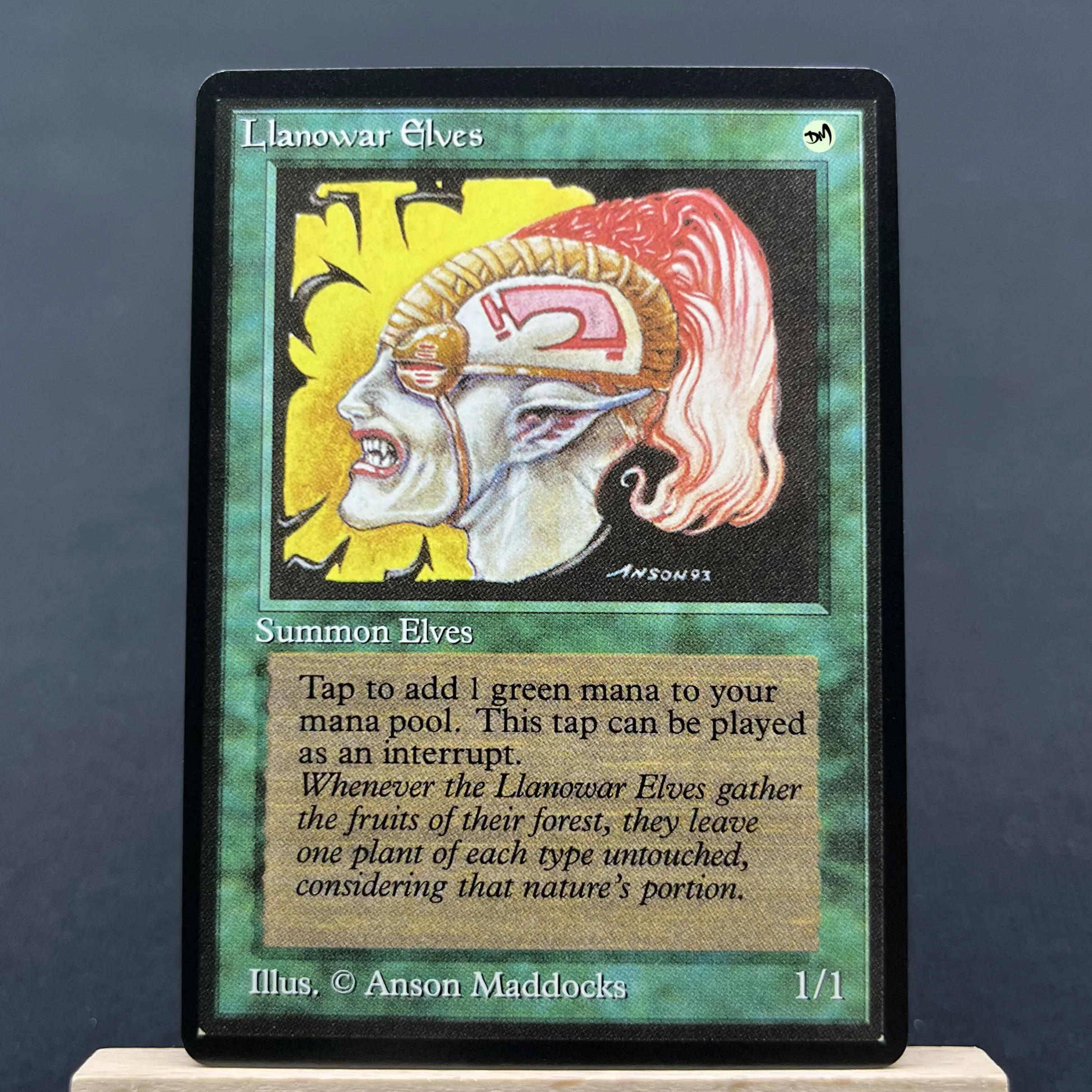 Beta NORMAL2-Ⅰ02 Tcg cards proxy magical the black lotus Ice Storm kudzu Llanowar Elves Natural Selection regrowth gathering