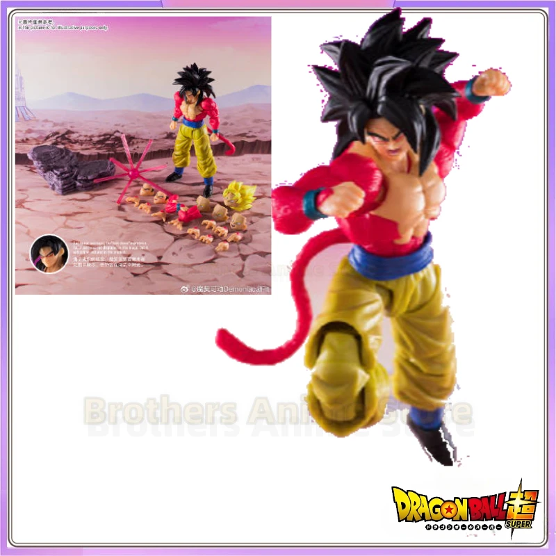 

In Stock Demoniacal Fit Dragon Ball Shf Ssj4 Super Saiyan 4 Untamed Power Figure Son Goku Action Figures Model Toys