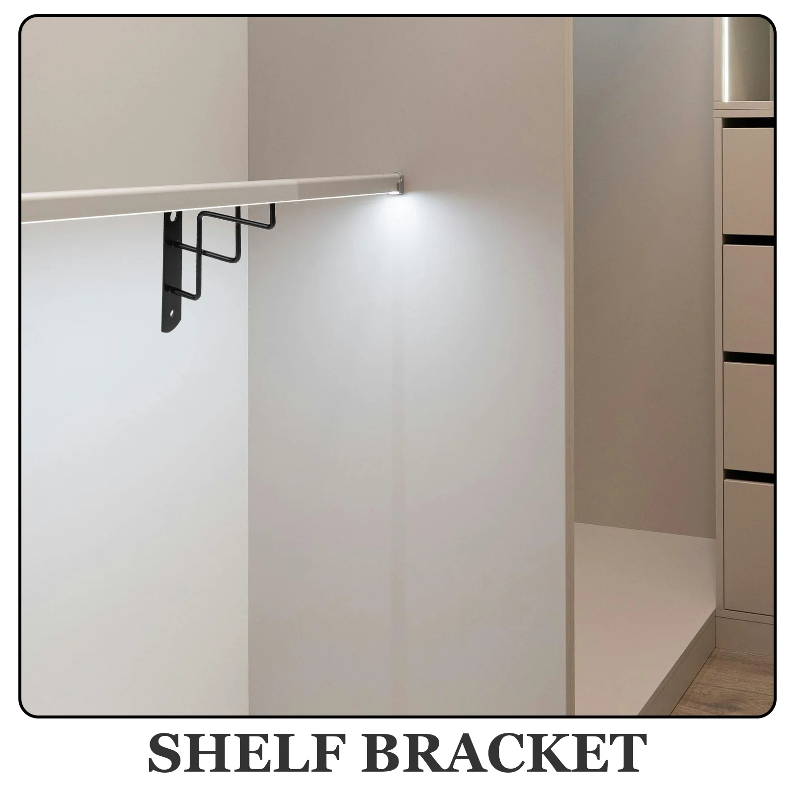 

Heavy Duty Triangular Shelf Bracket Metal Corner Brace Supporting Wall Mounted Floating Desk Shelf Holder Durable Reinforced