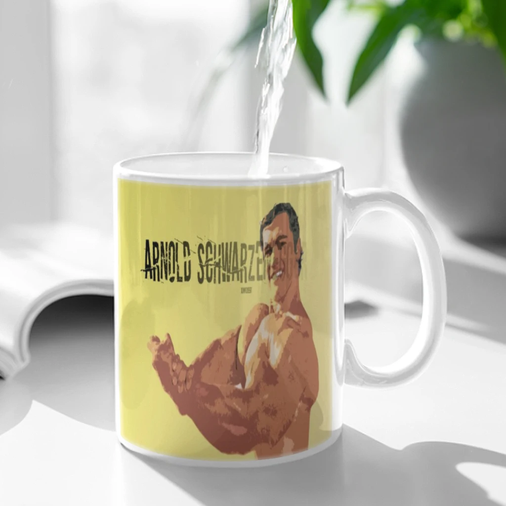 Arnold Schwarzenegger Bodybuilding Free shipping Ceramic Cup Coffee Oatmeal Breakfast Cup Creative Personality Mug