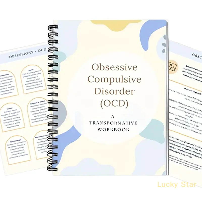 Obsessive Compulsive Disorder (OCD) Workbook, Intrusive Thoughts, Exposure Relax, Anxiety Relief, Mental Health Self-Help Guide