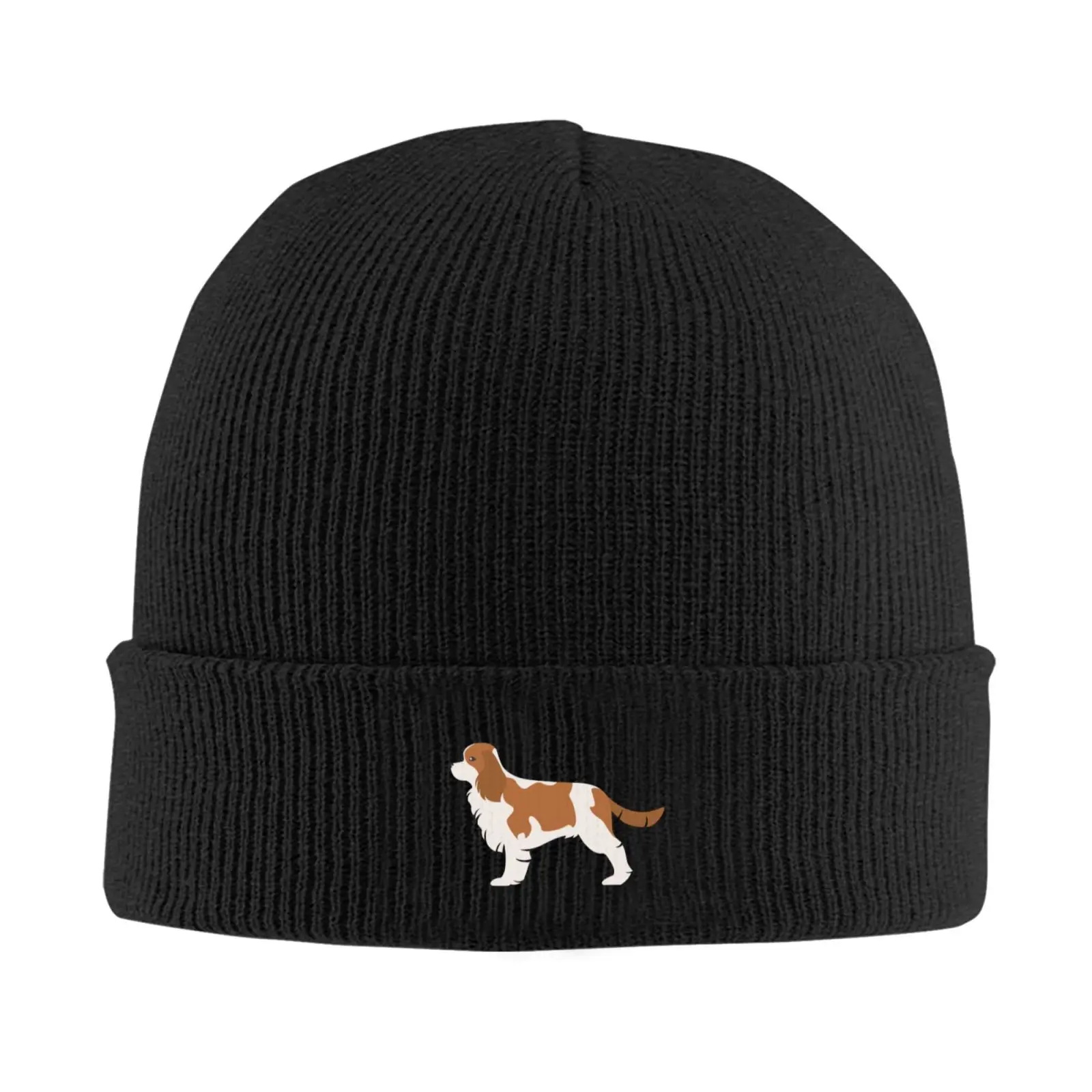 

Cavalier King Charles Spaniel Dog Cap Labal Winter Hats Fashion Knitted Hats for Men and Women Beanie Cap
