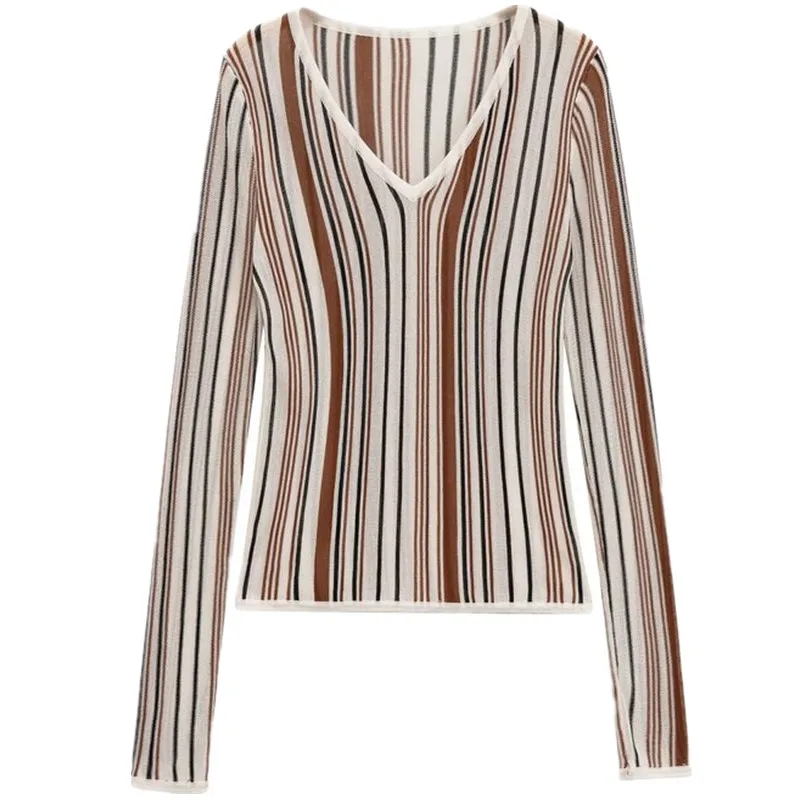 Herbst Neuankömmling Damen Gestrickte Lange Sve Leinenmischung V-Ne Weste 2025, Pendeln Sle Slim Fit Faion Trend