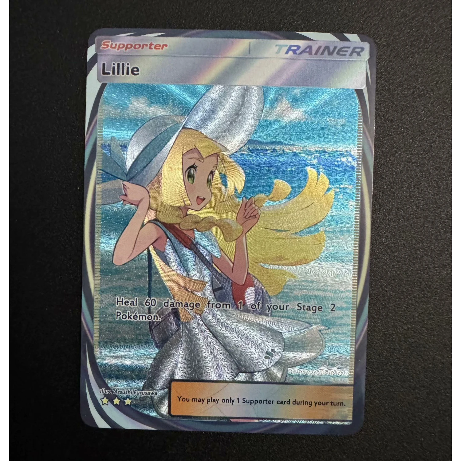 9 Pçs/set PTCG Inglês Mimikyu Ninetales Drampa Raichu Textura Cartão Flash Self Made Jogo Clássico Anime Coleção Cartões Brinquedo